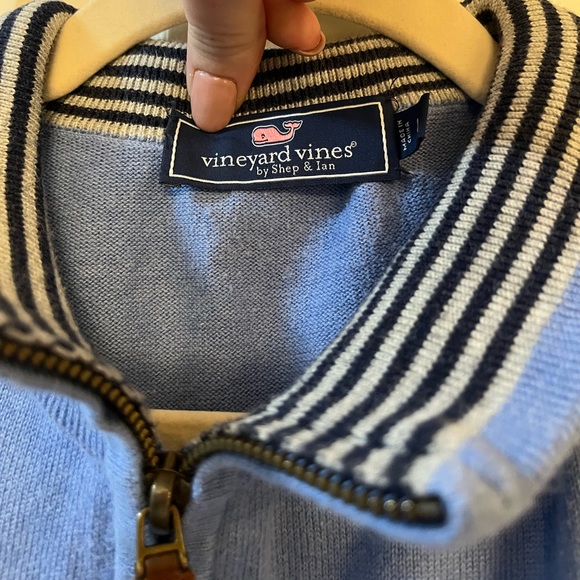 Vineyard Vines Cotton 1/4 Zip Size L - Picture 3 of 13